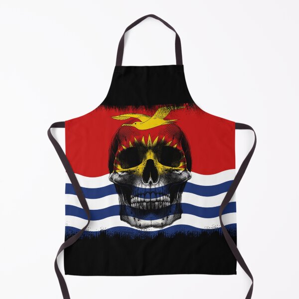 Item preview, KIRIBATI SKULL FLAG NATION RAREART COUNTRY HALLOWEEN #ogirdor designed and sold by ogirdorgraphics.