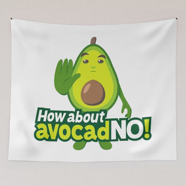 Item preview, JoyPixels™ How About Avocadno Avocado Emoji designed and sold by JoyPixels.
