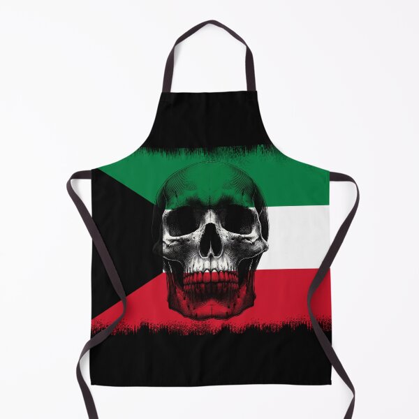 Item preview, KUWAIT SKULL FLAG NATION RAREART COUNTRY HALLOWEEN #ogirdor designed and sold by ogirdorgraphics.