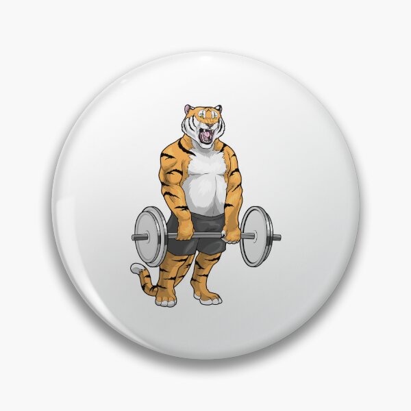 Artikelvorschau, Tiger Bodybuilder Hantel Bodybuilding entworfen und verkauft von Snabdesign84.