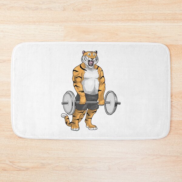 Item preview, Tiger Bodybuilder Barbell Bodybuilding designed and sold by Snabdesign84.