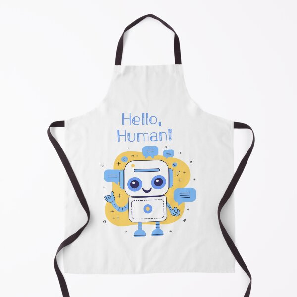 Item preview, Hello Human! Cute Robot Design designed and sold by wordartistry.