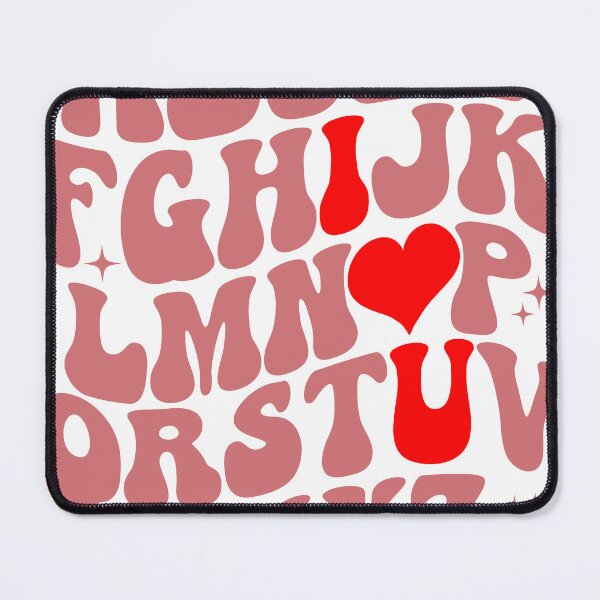 Item preview, Playful Groovy Alphabet with Hidden Heart Love Design Gifts designed and sold by Maniutek.