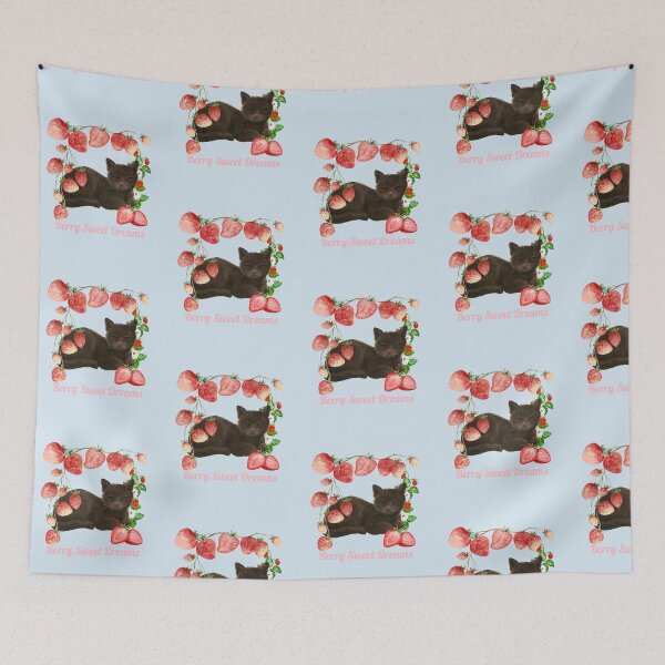 Item preview, Dreamy Strawberry Cat designed and sold by JakubArtysta.