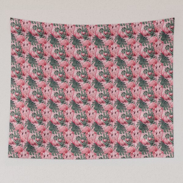 Item preview, Graceful Parade of Flamingos designed and sold by MidArtForge.