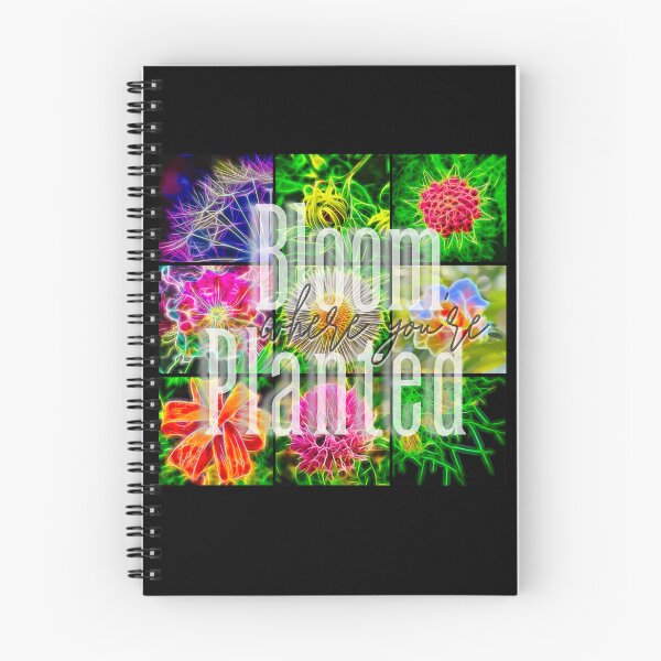 Item preview, 3x3 Grid Design - Bloom where you're Planted designed and sold by nature. electrified..