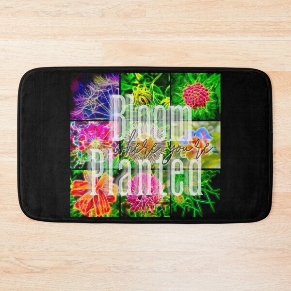 Item preview, 3x3 Grid Design - Bloom where you're Planted designed and sold by nature. electrified..