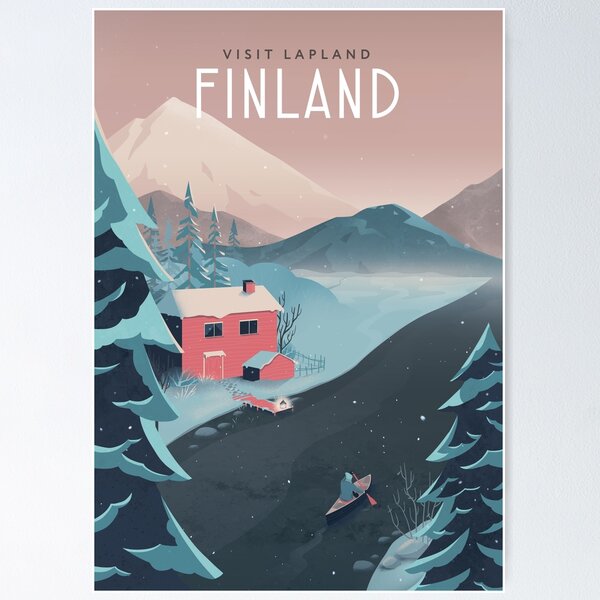 Artikel-Vorschau von Finnland Reisekunst, designt und verkauft von anniko-story.