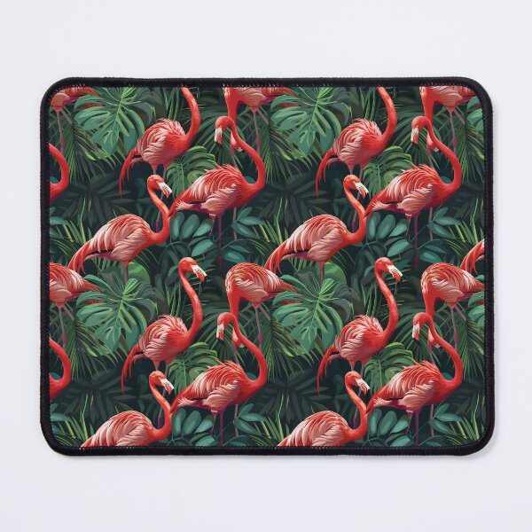 Item preview, Graceful Parade of Flamingos designed and sold by MidArtForge.