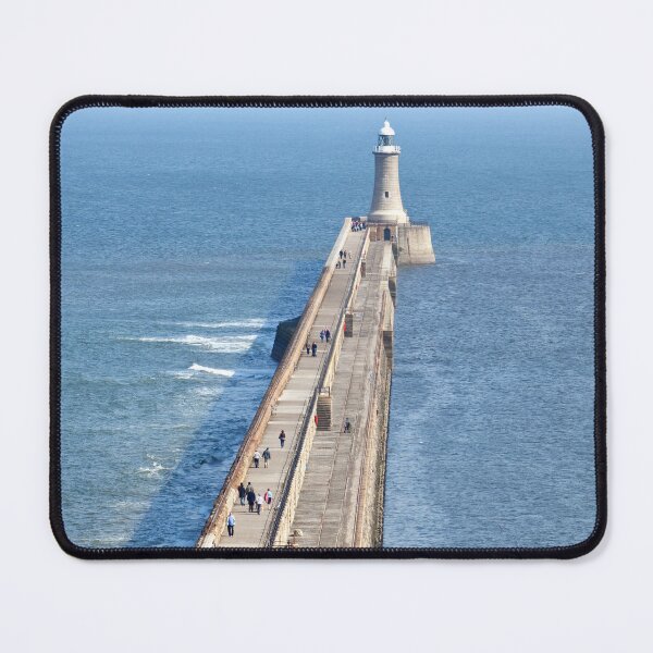 Item preview, Tynemouth Pier and lighthouse, Viewed from inside the Priory castle. designed and sold by David Patterson.