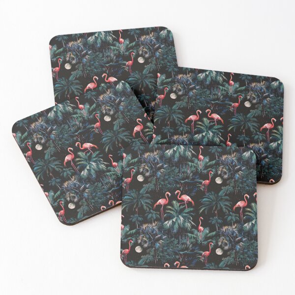 Item preview, Graceful Parade of Flamingos designed and sold by MidArtForge.