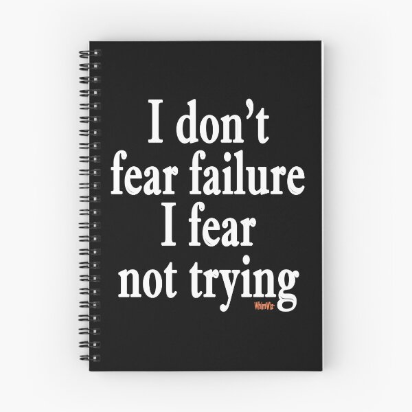 Item preview, I don't fear failure designed and sold by WhimWiz.
