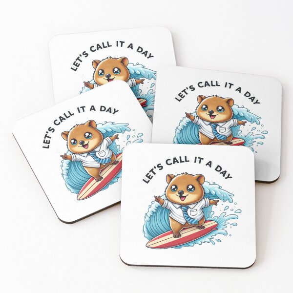 Item preview, Let’s Call it a Day - Quokka Surfing designed and sold by welovequokkas.