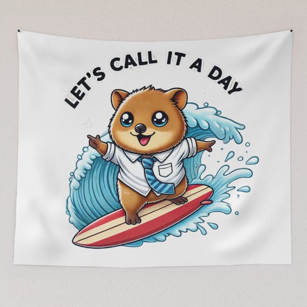 Item preview, Let’s Call it a Day - Quokka Surfing designed and sold by welovequokkas.