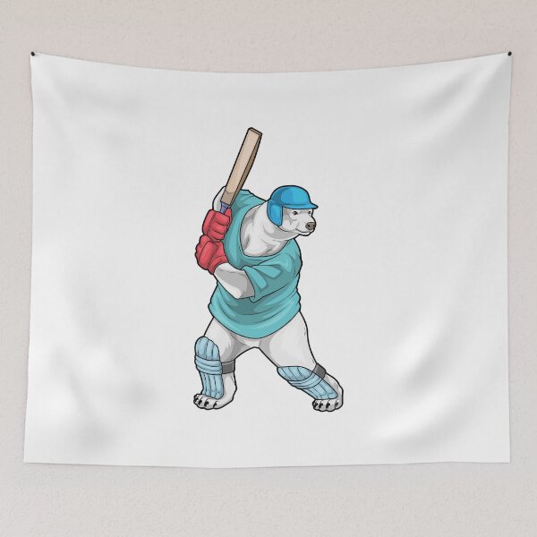 Item preview, Polar bear Cricket Cricket bat designed and sold by Snabdesign84.