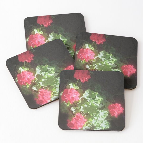 Item preview, SUNLIGHT ON RED GERANIUMS C2021 Steve Yellowbear Fine Art  designed and sold by SteveYellowbear.