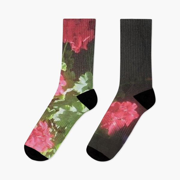 Item preview, SUNLIGHT ON RED GERANIUMS C2021 Steve Yellowbear Fine Art  designed and sold by SteveYellowbear.
