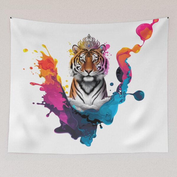 Item preview, Crowned Tiger designed and sold by FusiTink.