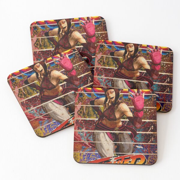 Artikelvorschau, Juri Retro Street Fighter Gaming-Kunst-Shirt entworfen und verkauft von Back2Collage.