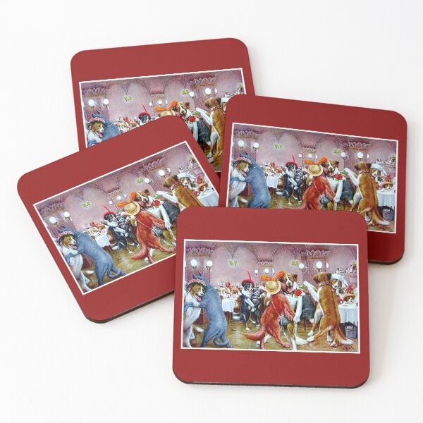 Item preview,  DOGS Dancing in a BALLROOM :  Abstract Print designed and sold by posterbobs.