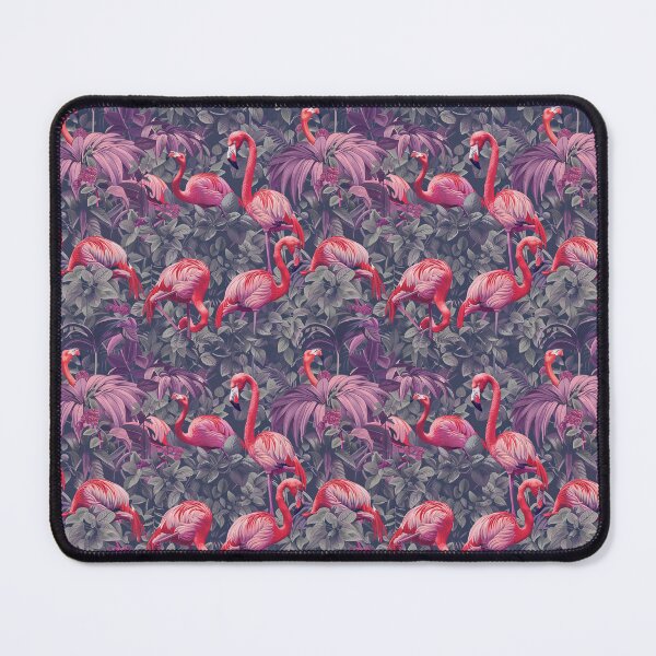 Item preview, Graceful Parade of Flamingos designed and sold by MidArtForge.