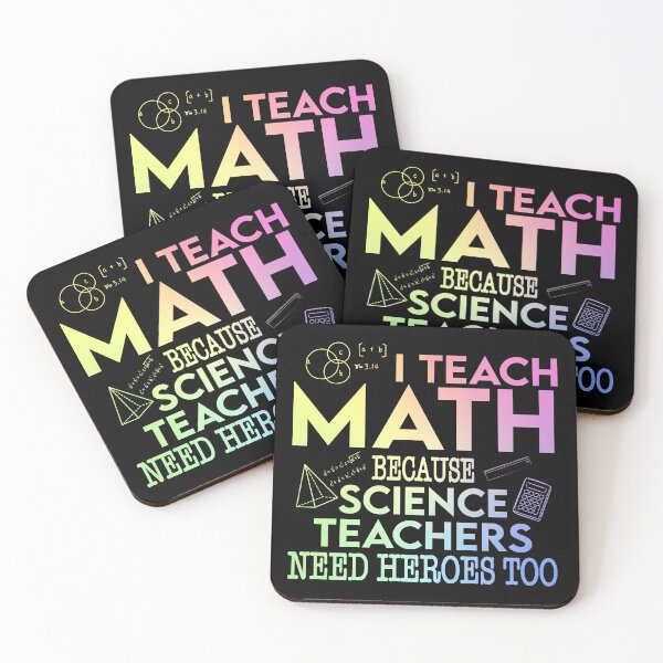 Item preview, I Teach Math Because Science Teachers Need Heroes Too designed and sold by ScienceCorner.