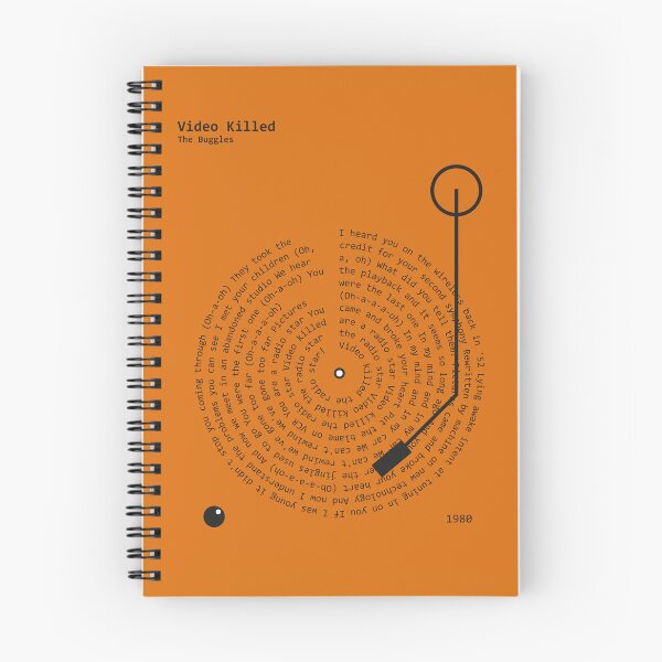 Item preview, Video Killed The Radio Star, The Buggles - Lyrics Poster designed and sold by MancBusyBee.