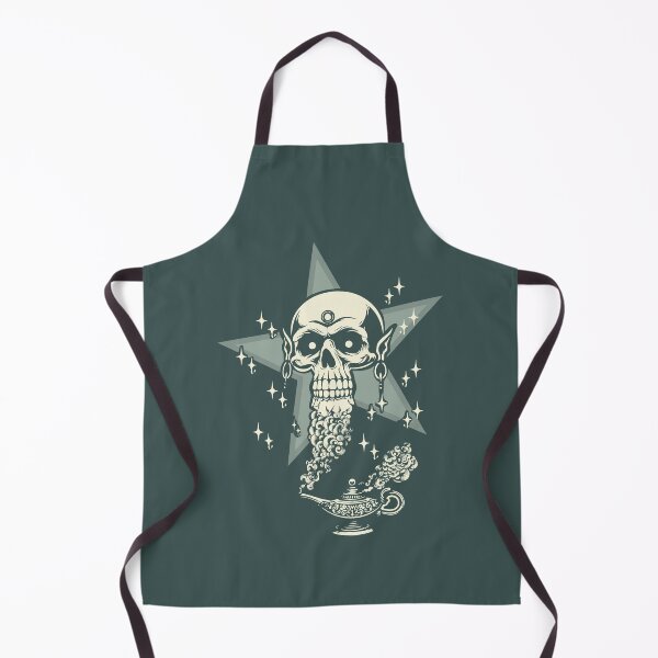 Item preview, A skull genie appearing from its lamp. designed and sold by KoandZo.