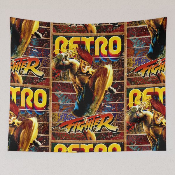Item preview, Adon Retro Street Fighter Gaming Art Shirt designed and sold by Back2Collage.