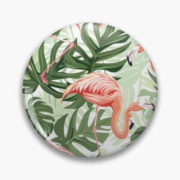 Item preview, Graceful Parade of Flamingos designed and sold by MidArtForge.
