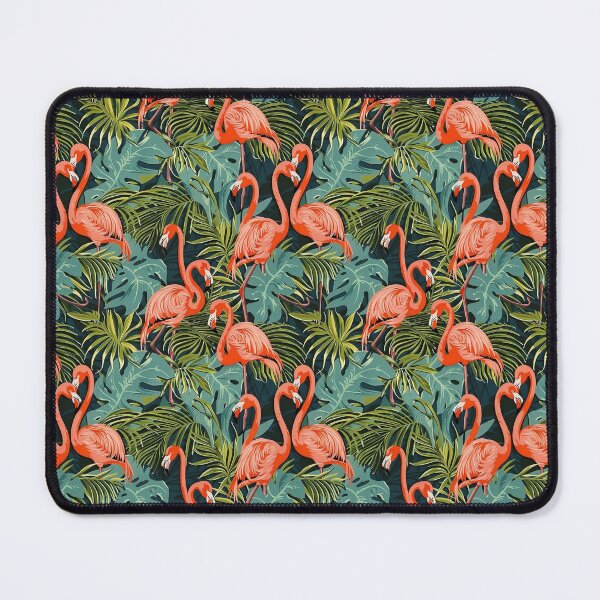 Item preview, Graceful Parade of Flamingos designed and sold by MidArtForge.