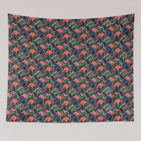 Item preview, Graceful Parade of Flamingos designed and sold by MidArtForge.