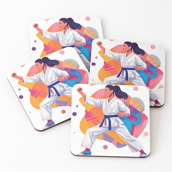 Item preview, A karate fighter in modern design designed and sold by design-channel.