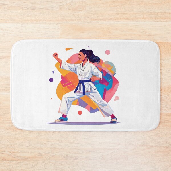 Item preview, A karate fighter in modern design designed and sold by design-channel.