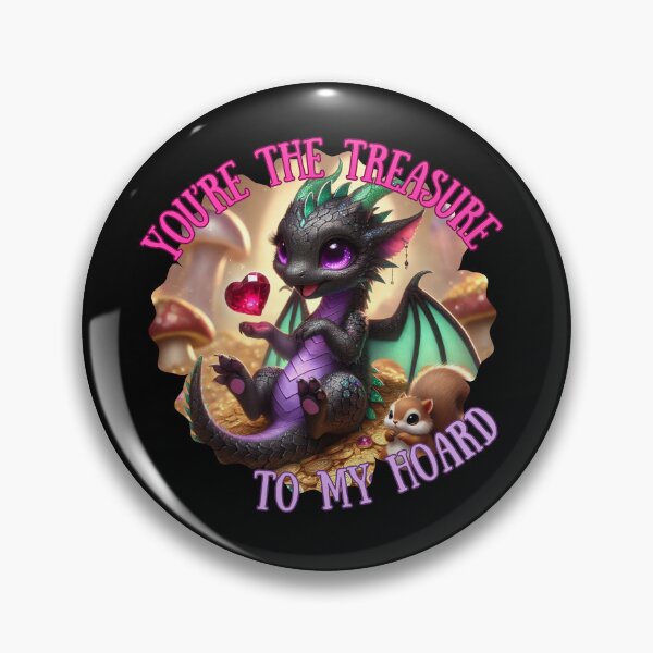 Item preview, You’re the Treasure to My Hoard Dragon Valentine designed and sold by Ophelia's Bazaar.