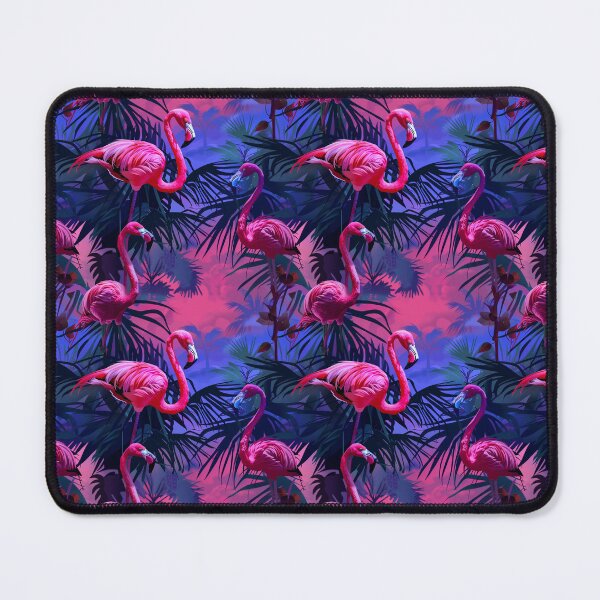 Item preview, Graceful Parade of Flamingos designed and sold by MidArtForge.