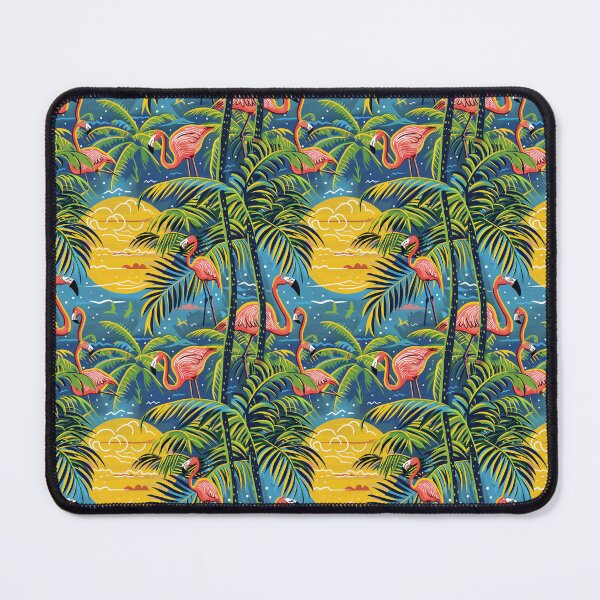 Item preview, Graceful Parade of Flamingos designed and sold by MidArtForge.