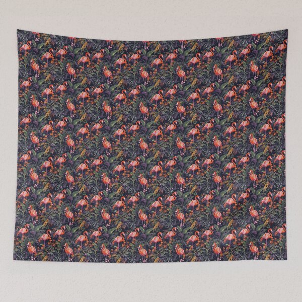 Item preview, Graceful Parade of Flamingos designed and sold by MidArtForge.