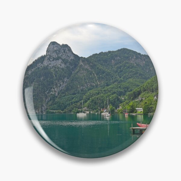 Item preview, Traunkirchen on Lake Traun Traunsee landscape,Austria  designed and sold by goceris.