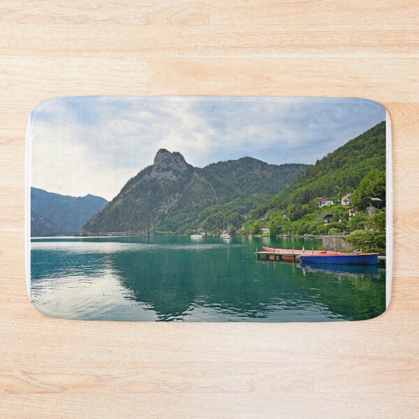 Item preview, Traunkirchen on Lake Traun Traunsee landscape,Austria  designed and sold by goceris.