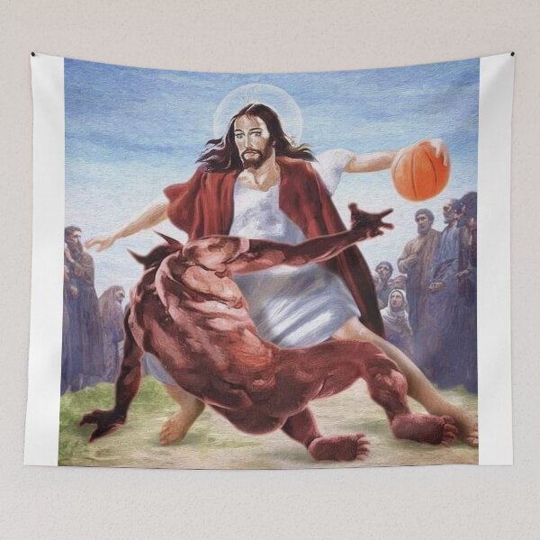 Item preview, Jesus vs Satan designed and sold by Bonit0.