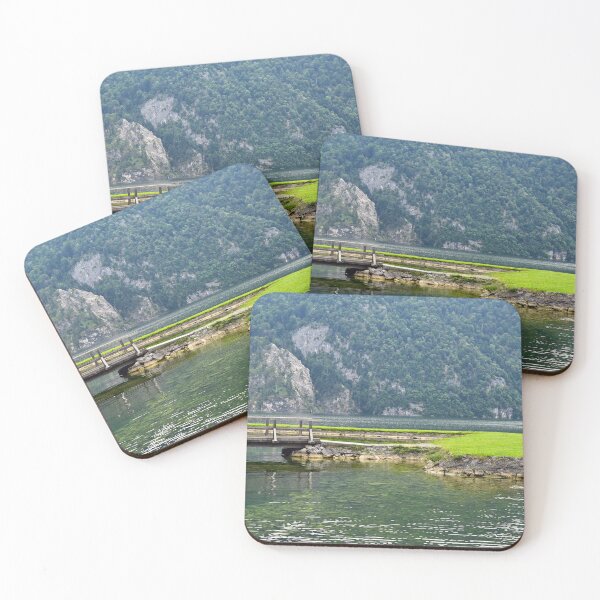Item preview, Little wooden bridge Lake Traun Traunsee in Traunkirchen,Austria designed and sold by goceris.