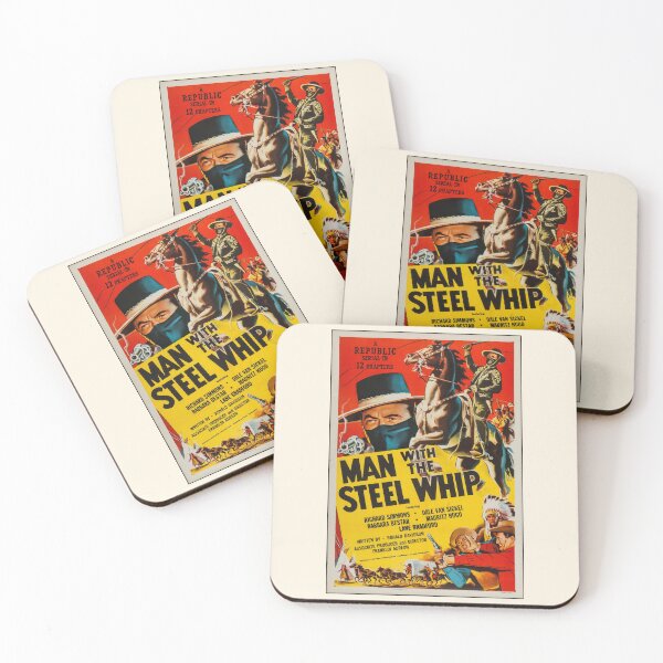 Item preview,  Man with the Steel Whip Film  retro Poster designed and sold by TeeARTHY.