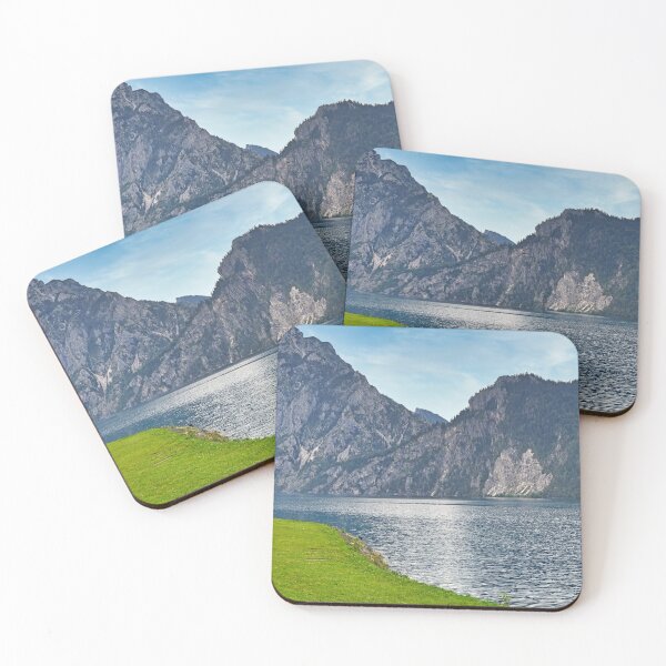 Item preview, Lake Traun Traunsee in Traunkirchen landscape, Austria designed and sold by goceris.