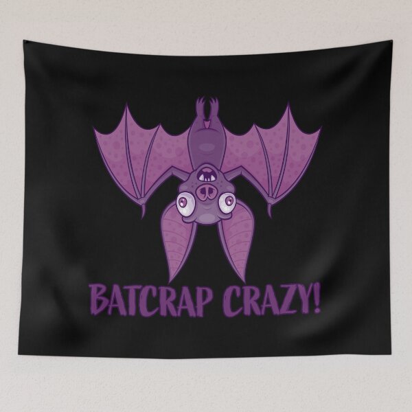 Item preview, Batcrap Crazy Wacky Cartoon Bat designed and sold by fizzgig.