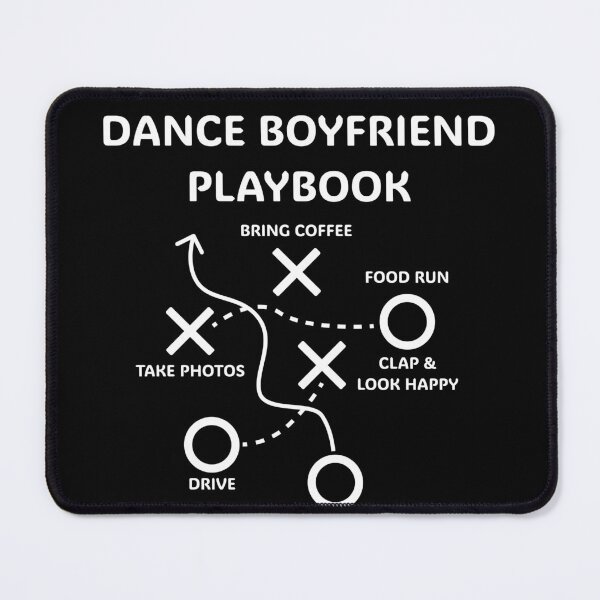 Item preview, Funny Dance Boyfriend Playbook Black designed and sold by emzimerch1.