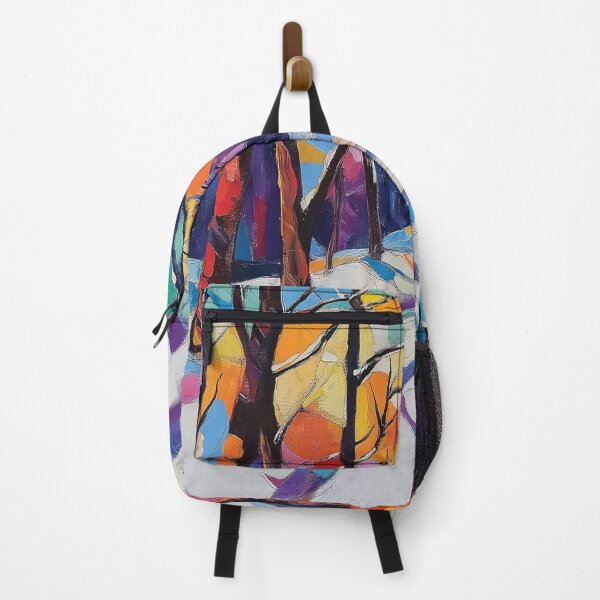 Item preview, Vibrant winter forest painting design. designed and sold by HEMRO.