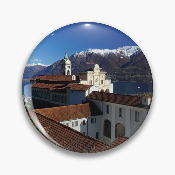 Artikelvorschau, Pilgrimage church Madonna del Sasso entworfen und verkauft von nikawanders.