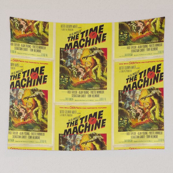 Item preview, Movie Film retro Poster for the 1960 film The Time Machine  designed and sold by TeeARTHY.