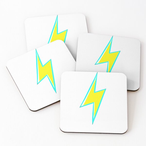 Item preview, yellow thunder, blue border designed and sold by gotmuson.